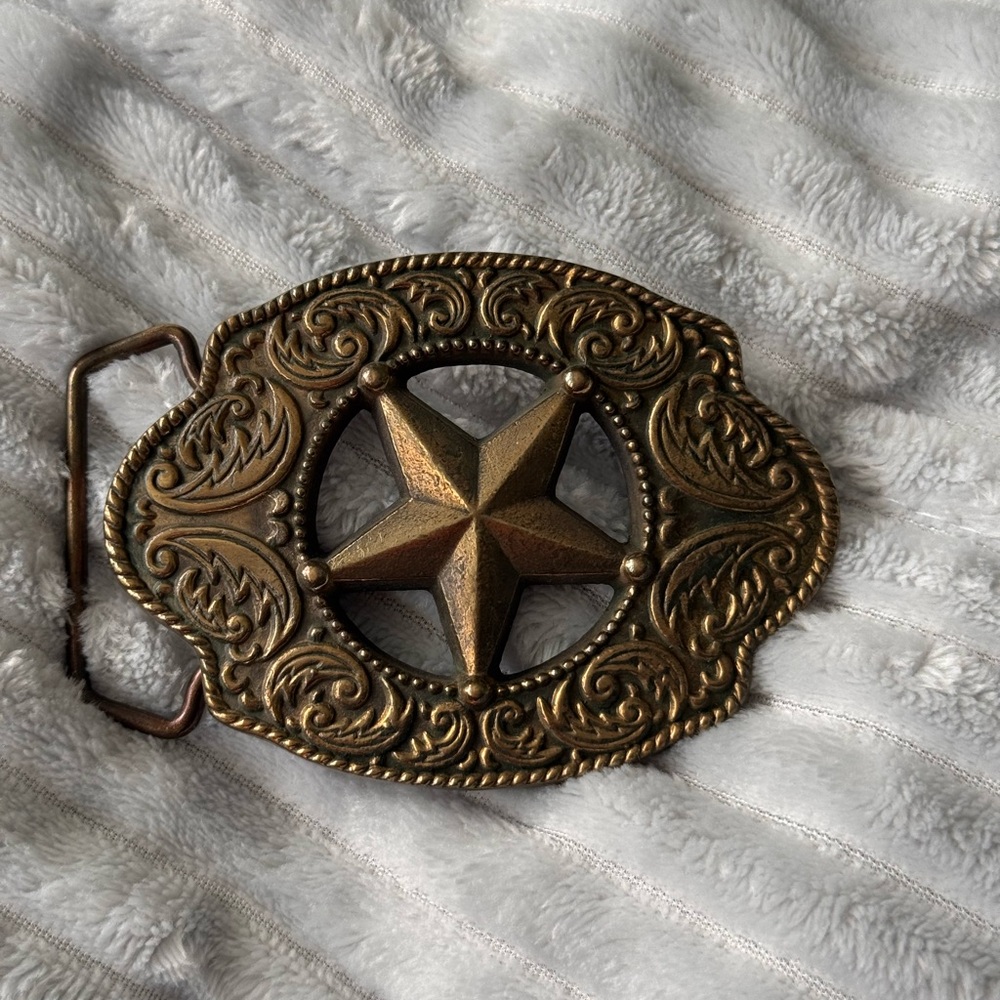 Vintage Baron Belt Buckle ⭐️